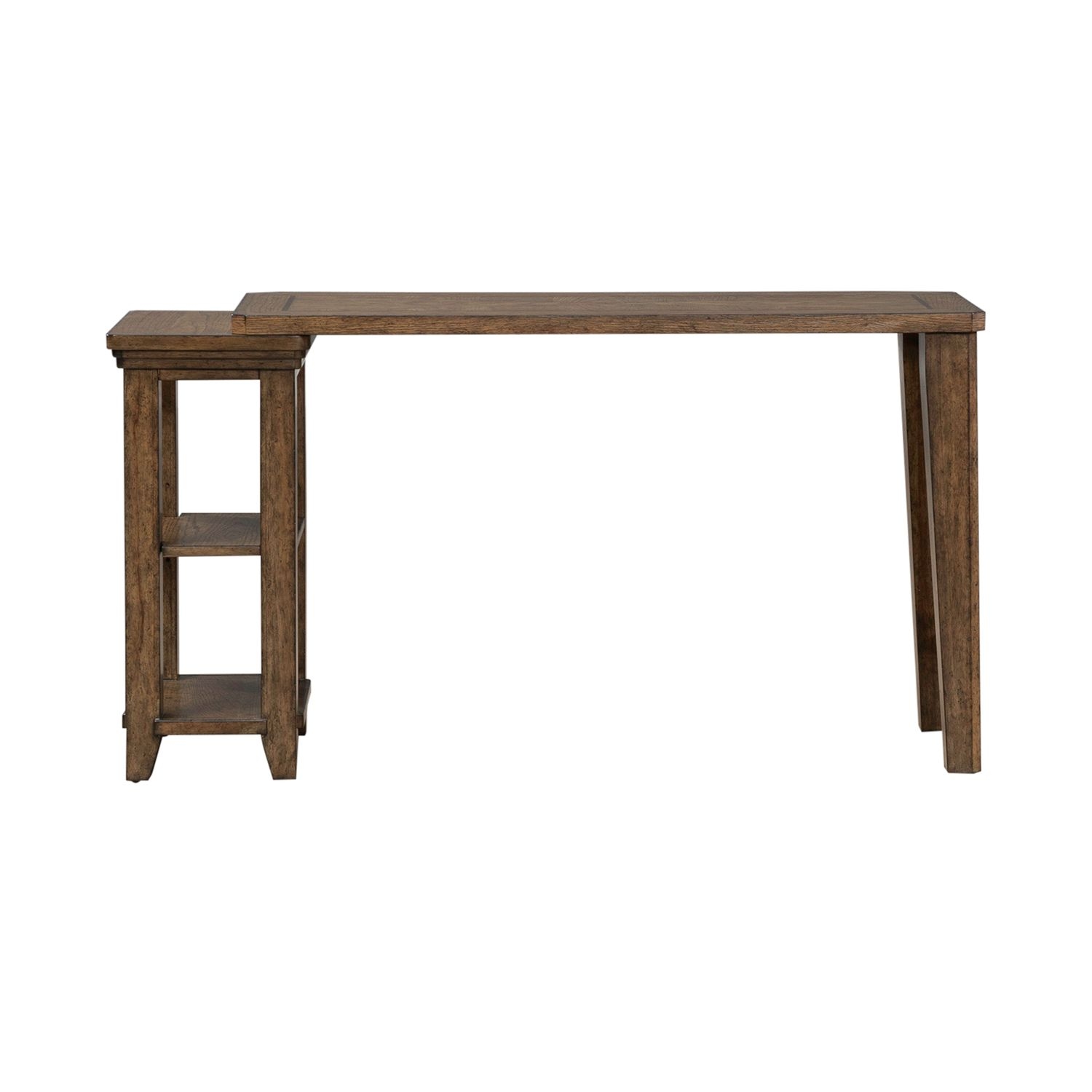 Liberty Furniture Carolina Park 56" Wood Console Table with Open Shelving