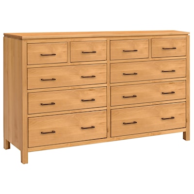 Archbold Furniture 2 West 10-Drawer Dresser