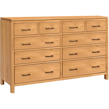 10-Drawer Dresser with 2 Blanket Drawers