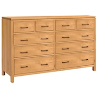 10-Drawer Dresser with 2 Blanket Drawers