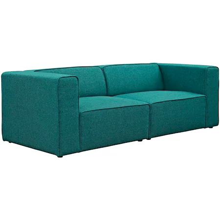 2 Piece Sectional Sofa Set