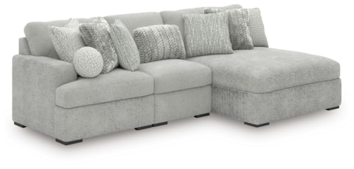 3-Piece Sectional With Chaise