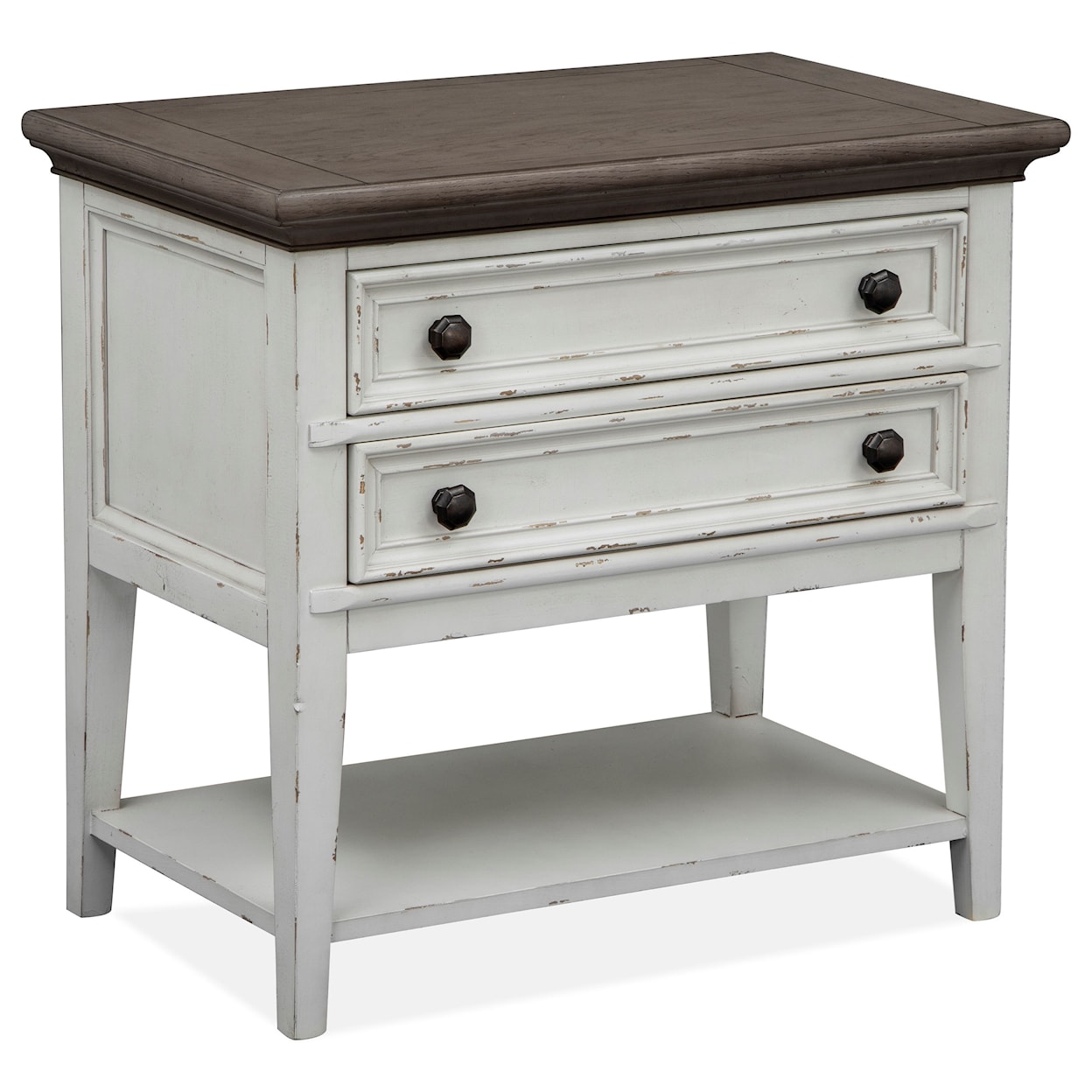 Magnussen Home Bellevue Manor Bedroom Open Nightstand