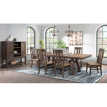 Seven-Piece Dining Set