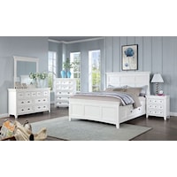 Transitional 4-Piece Full Bedroom Set