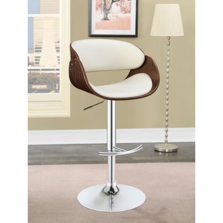 Dana Adjustable Bar Stool Ecru and