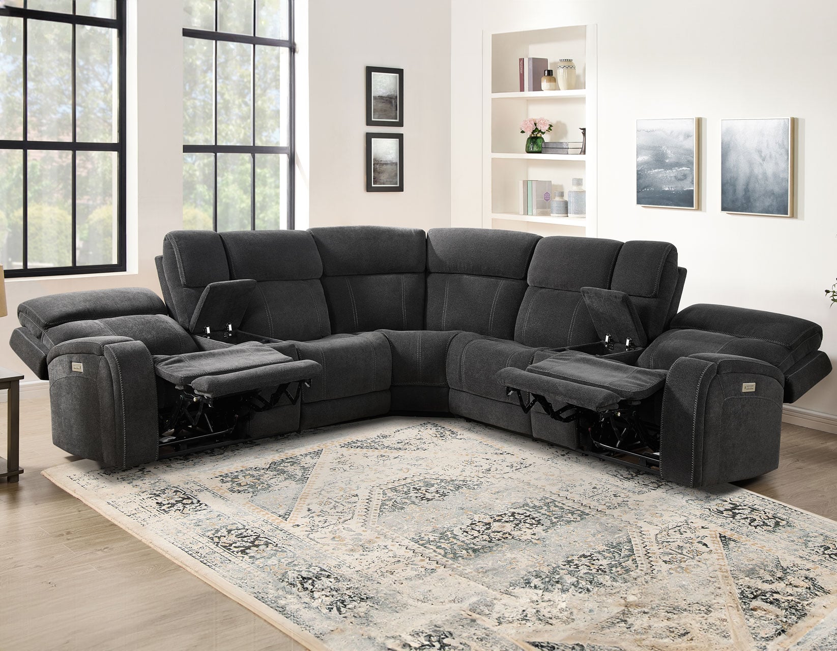 Steve Silver Seattle Sectional Sofa