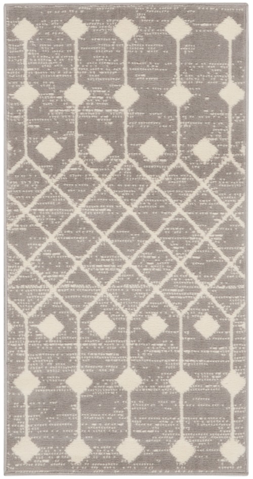 3' x 5' Grey Rectangle Rug