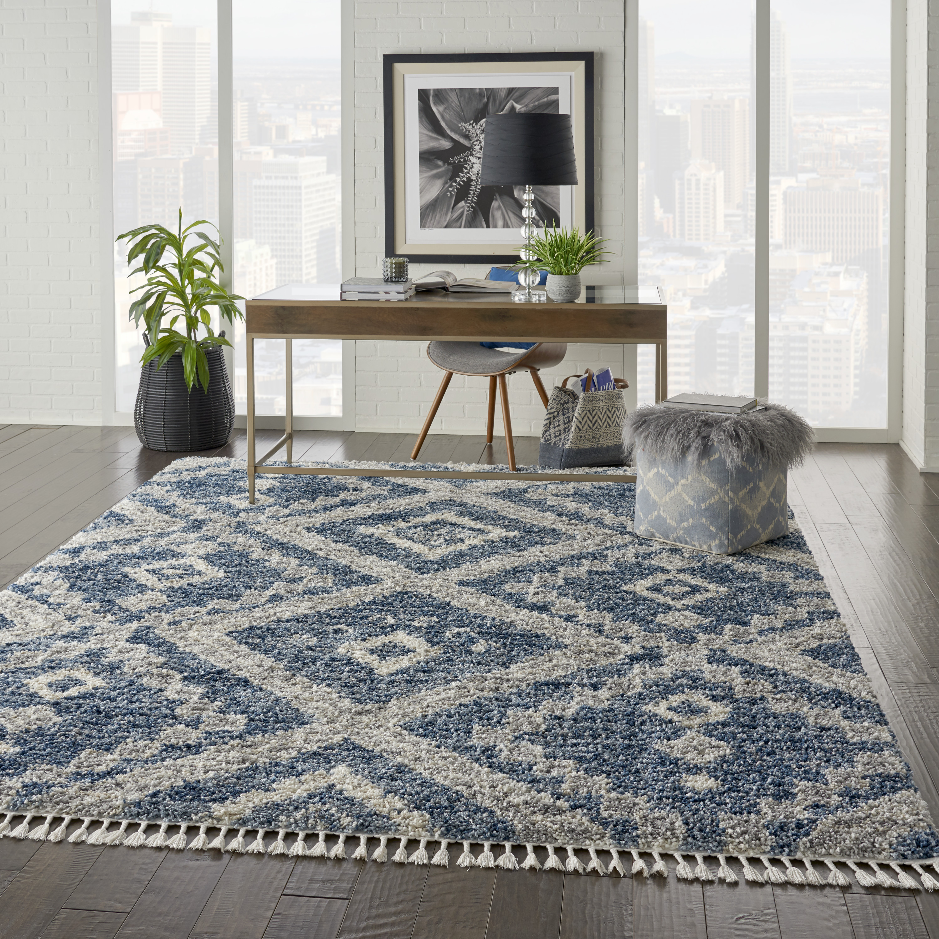 Nourison Oslo Shag 7'10" x 10'6"  Rug