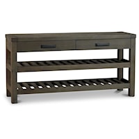 Farmhouse Two-Drawer Console Table