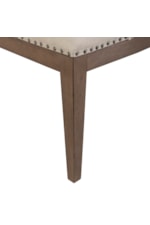 Liberty Furniture Americana Farmhouse Transitional Upholstered Shelter Dining Bench