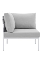 Modway Harmony 4-Piece  Sunbrella® Outdoor Patio Aluminum Seating Set