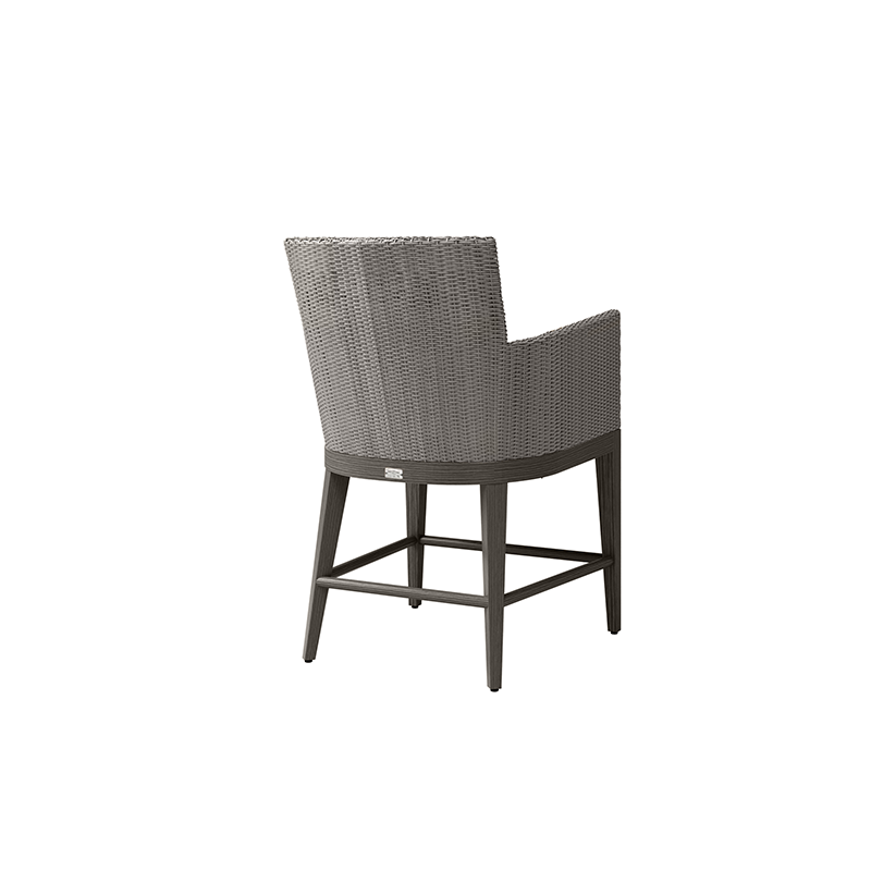 Ebel Siena Woven-Cushion Counter Arm Chair