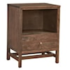 Daniel's Amish Studio Collection Nightstand with Open Shelf