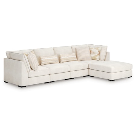 4-Piece Sectional And Ottoman