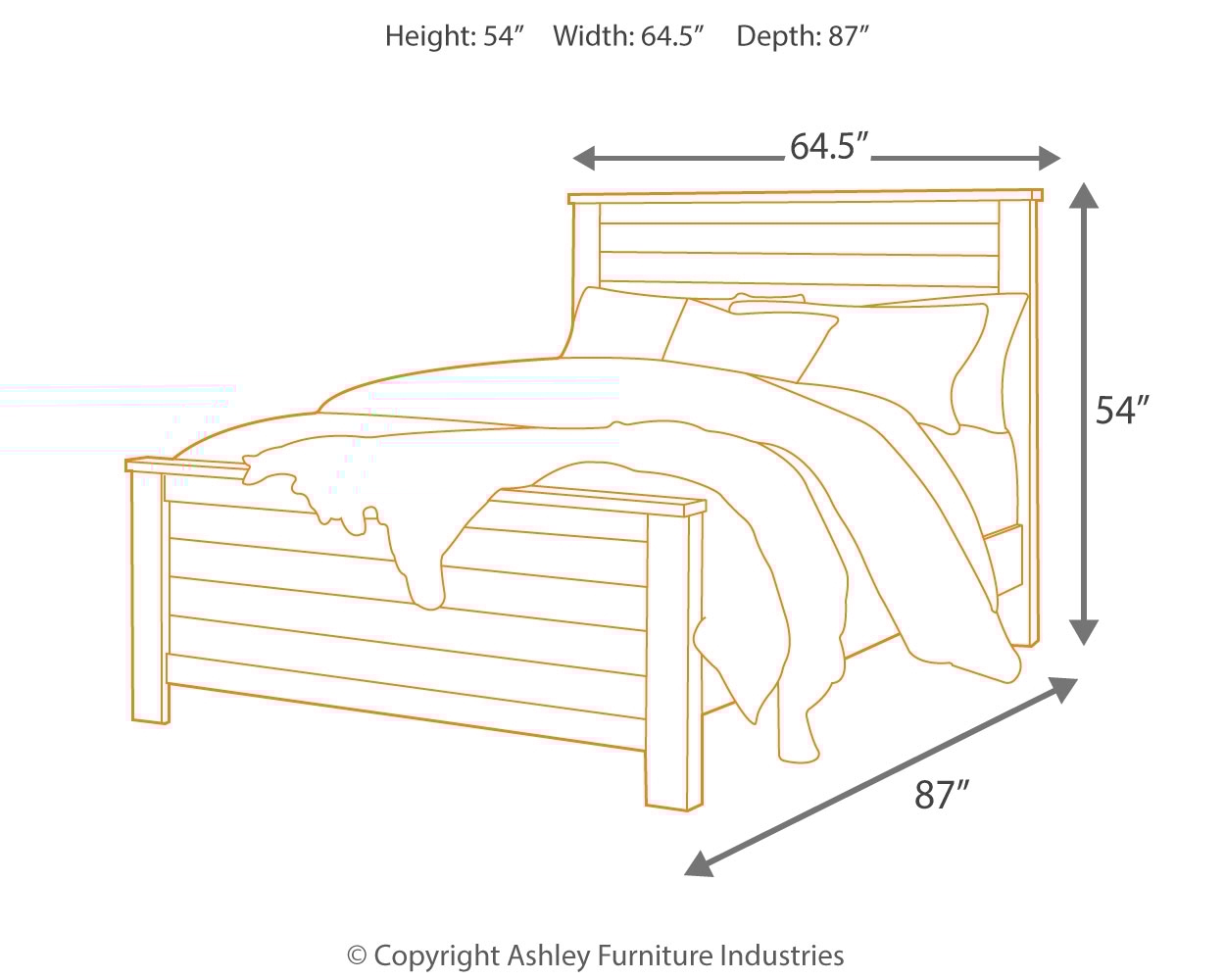 Millennium Porter California King Panel Bed