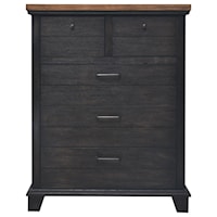 Farmhouse Five Drawer Chest