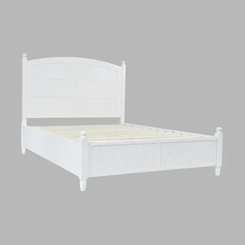 Transitional Queen Panel Bed