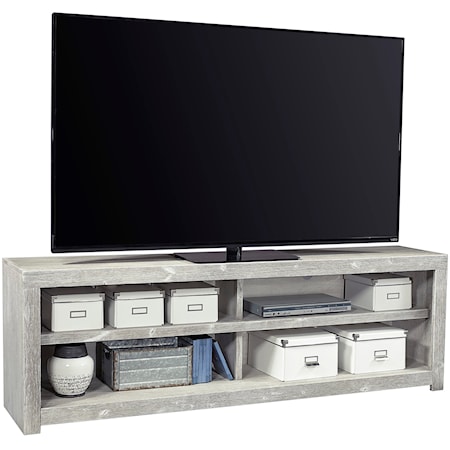 Contemporary 74" TV Console with Wire Management