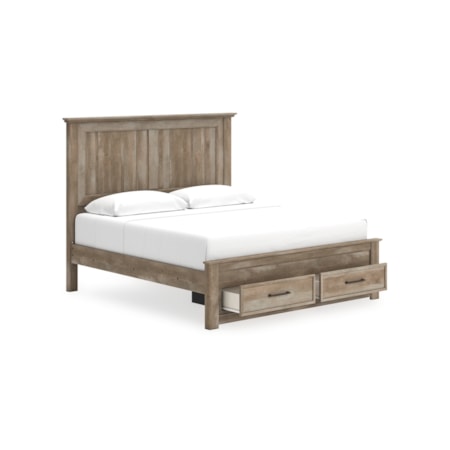 King Panel Bed