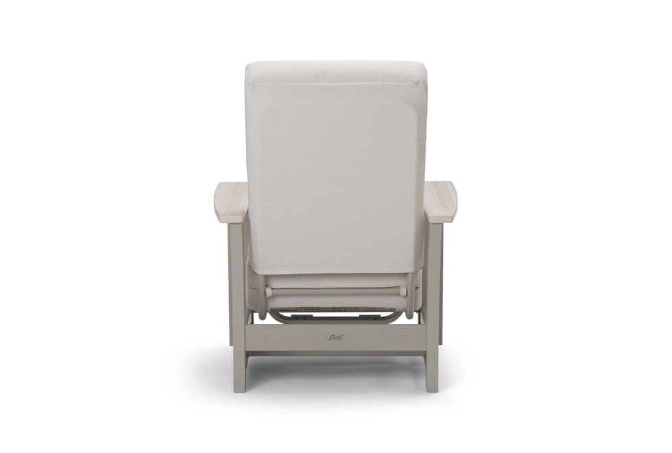 Supreme Hidden-Motion Armchair w/Rustic Arms