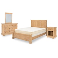 Traditional 4 Piece Queen Bedroom Set