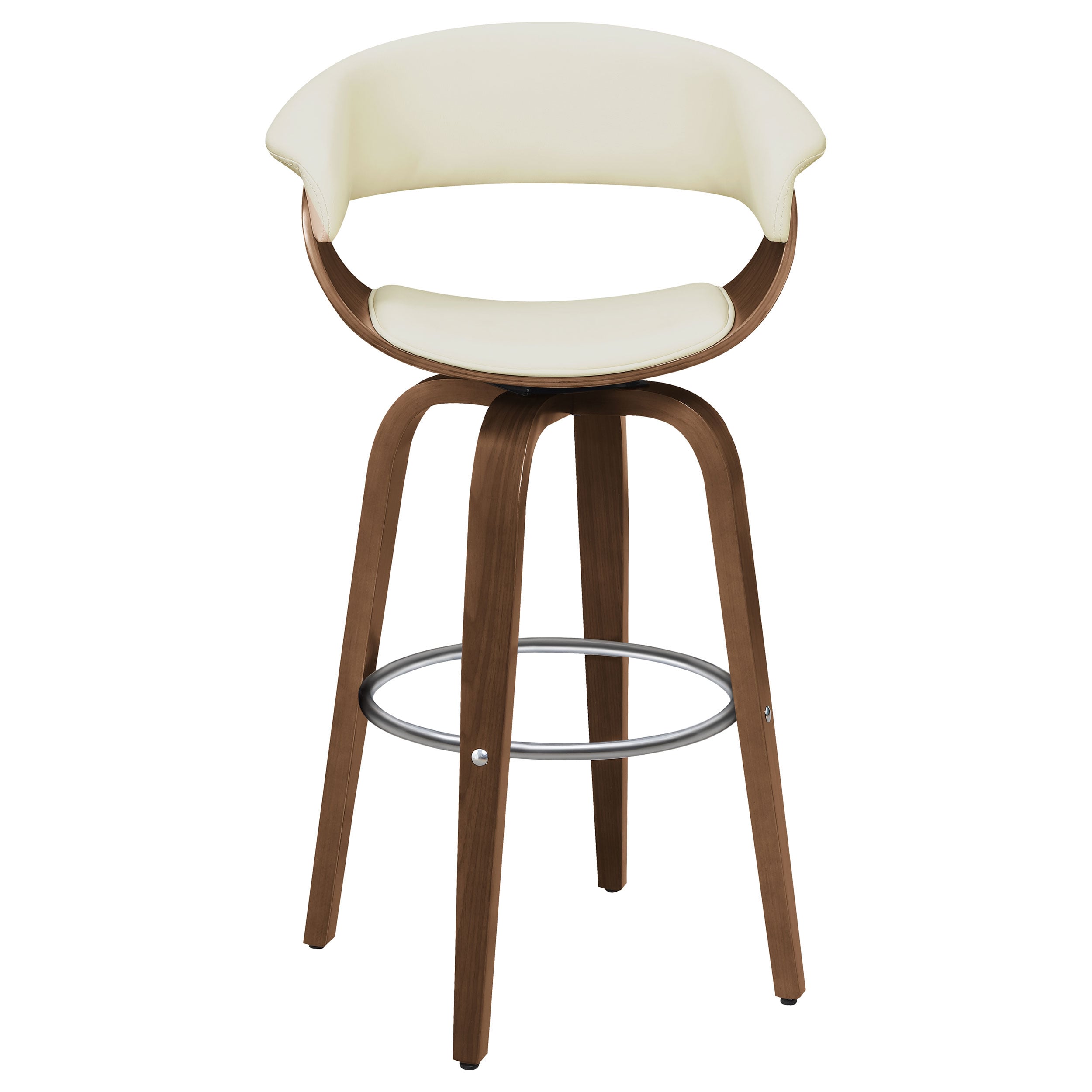 Zion Swivel Bar Stool and Ecru