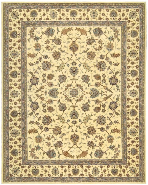 9'9" x 13'9" Ivory Rectangle Rug