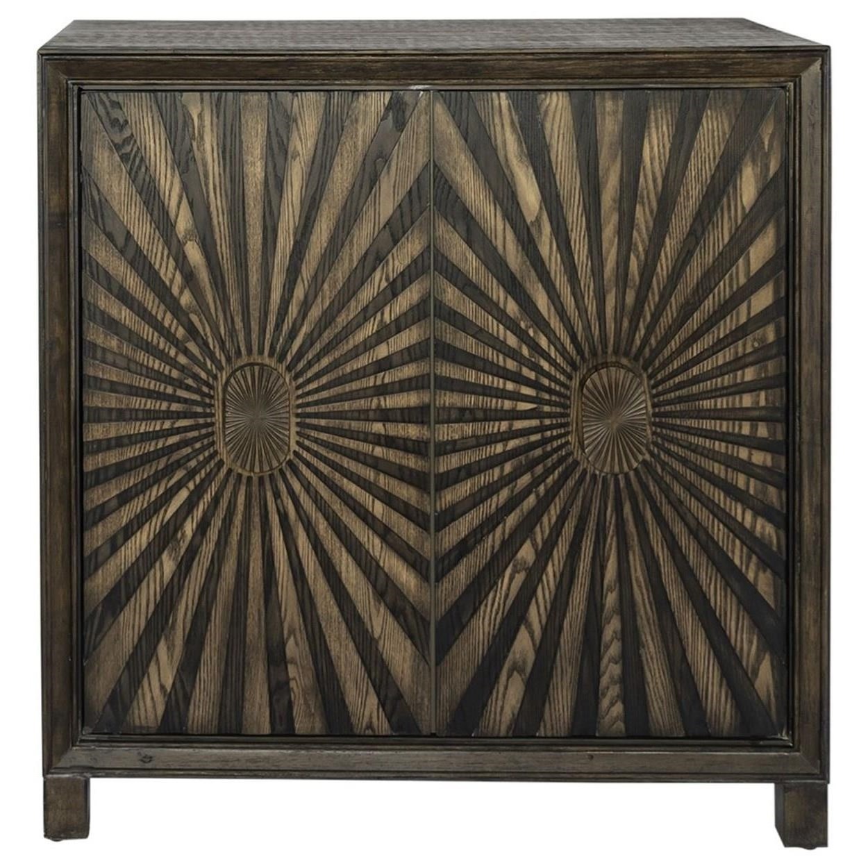 2-Door Wine Accent Cabinet