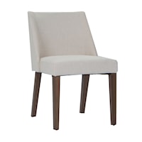 Mid-Century Modern Fully Upholstered Nido Dining Chair