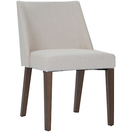 Mid-Century Modern Fully Upholstered Nido Dining Chair