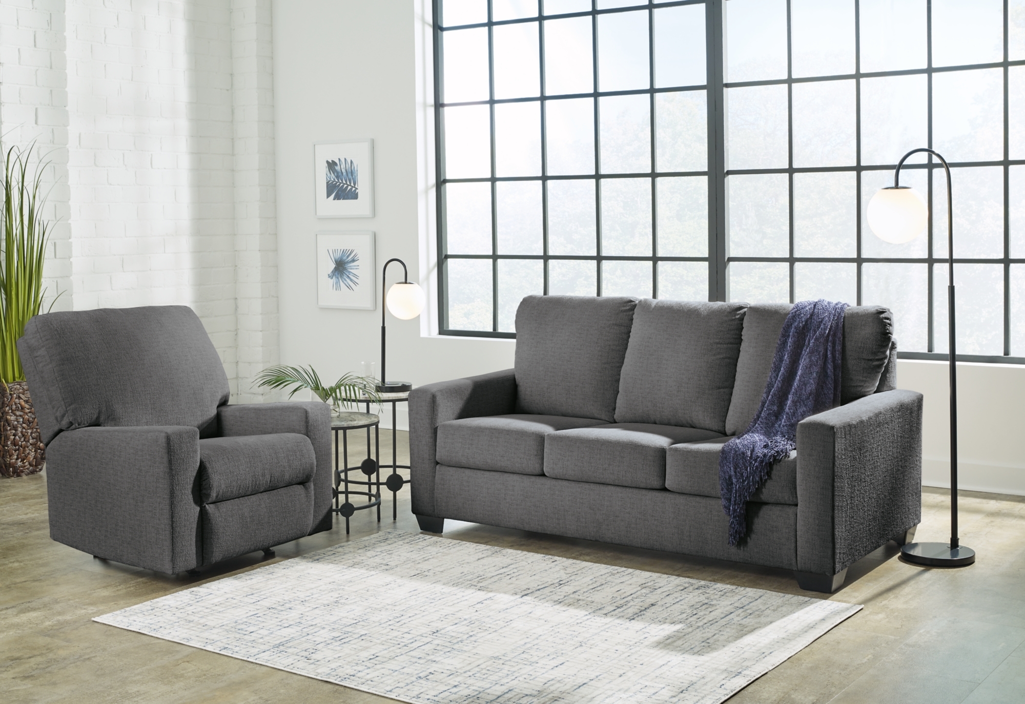 Signature Design by Ashley Rannis Full Sofa Sleeper And Recliner