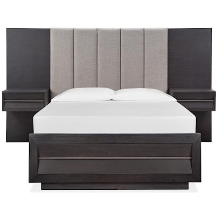 Queen Wall Upholstered Bed