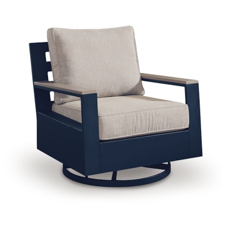 Swivel Glider Chair W/Cushion