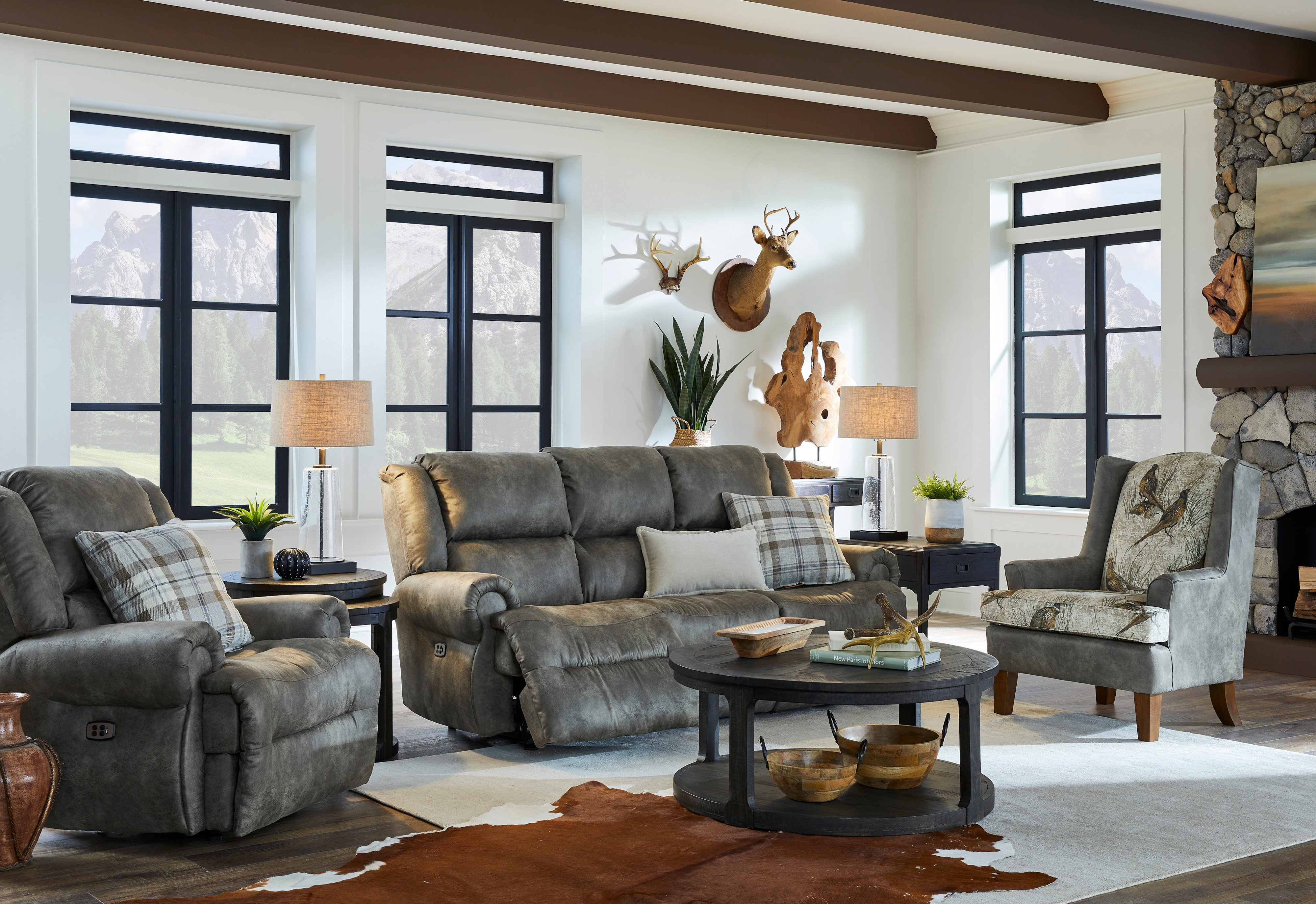 Best Home Furnishings Field & Stream Manual Reclining Sofa