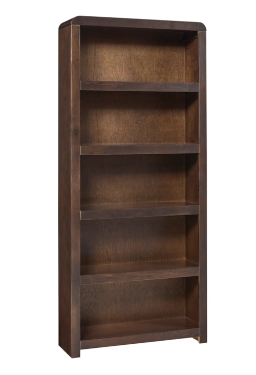 Contemporary 5-Shelf 74" Bookcase