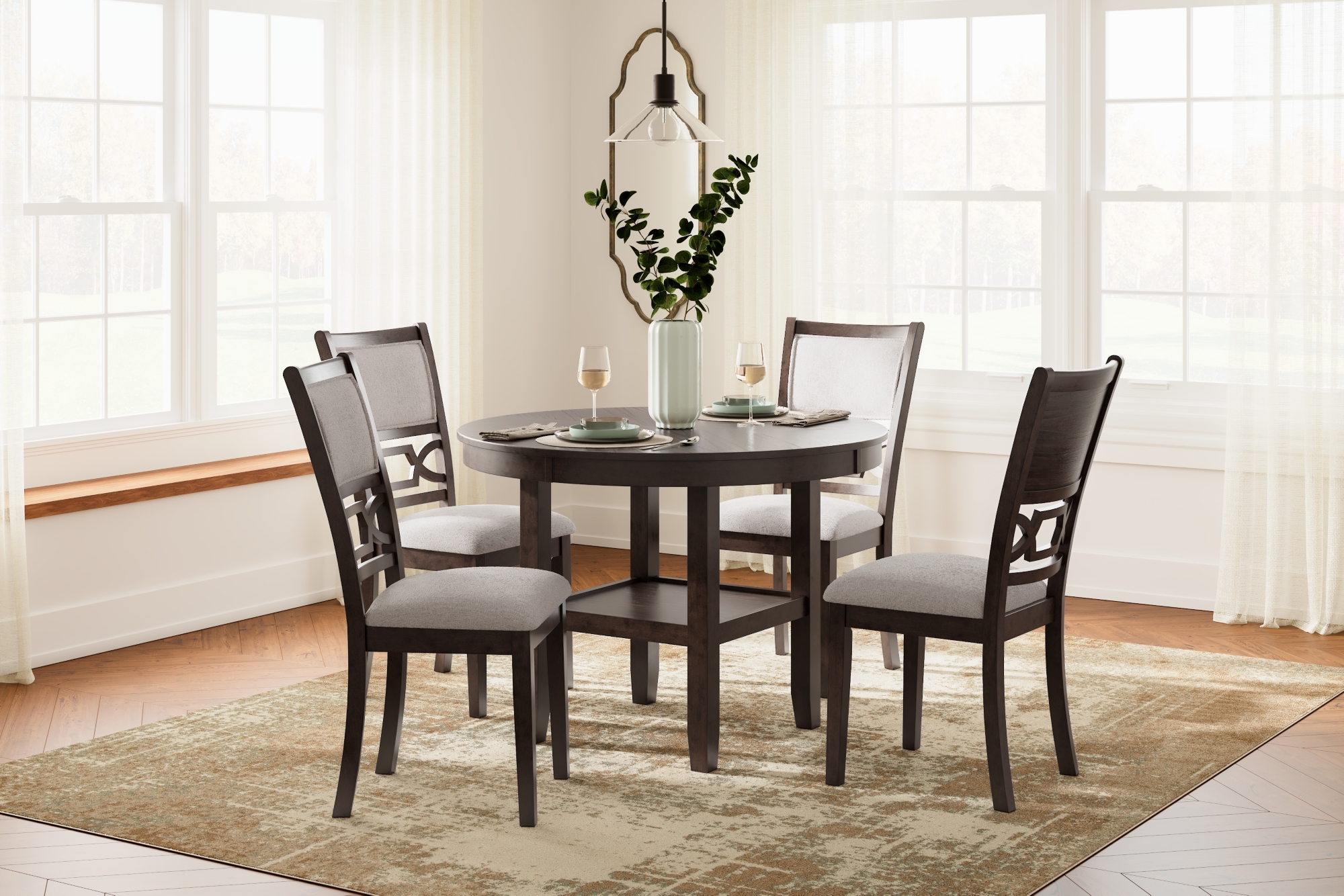 Dining Room Table Set (Set Of 5)