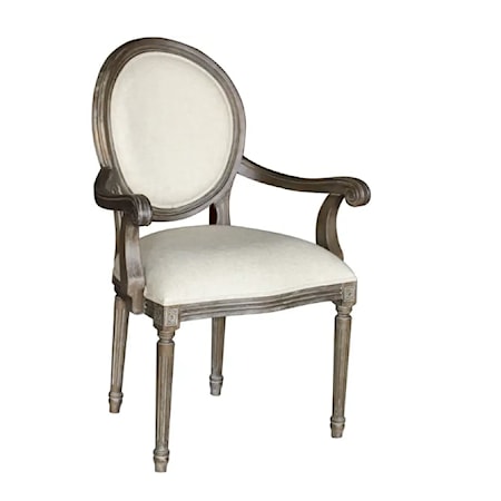 Upholstered Dining Arm Chair