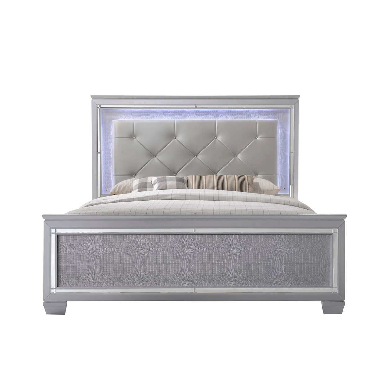 CM Lillian King Headboard and Footboard Bed