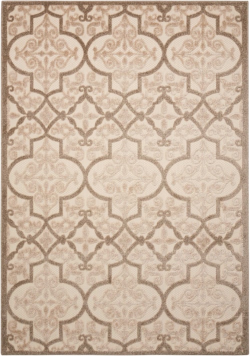 3'6" x 5'6" Cream Rectangle Rug
