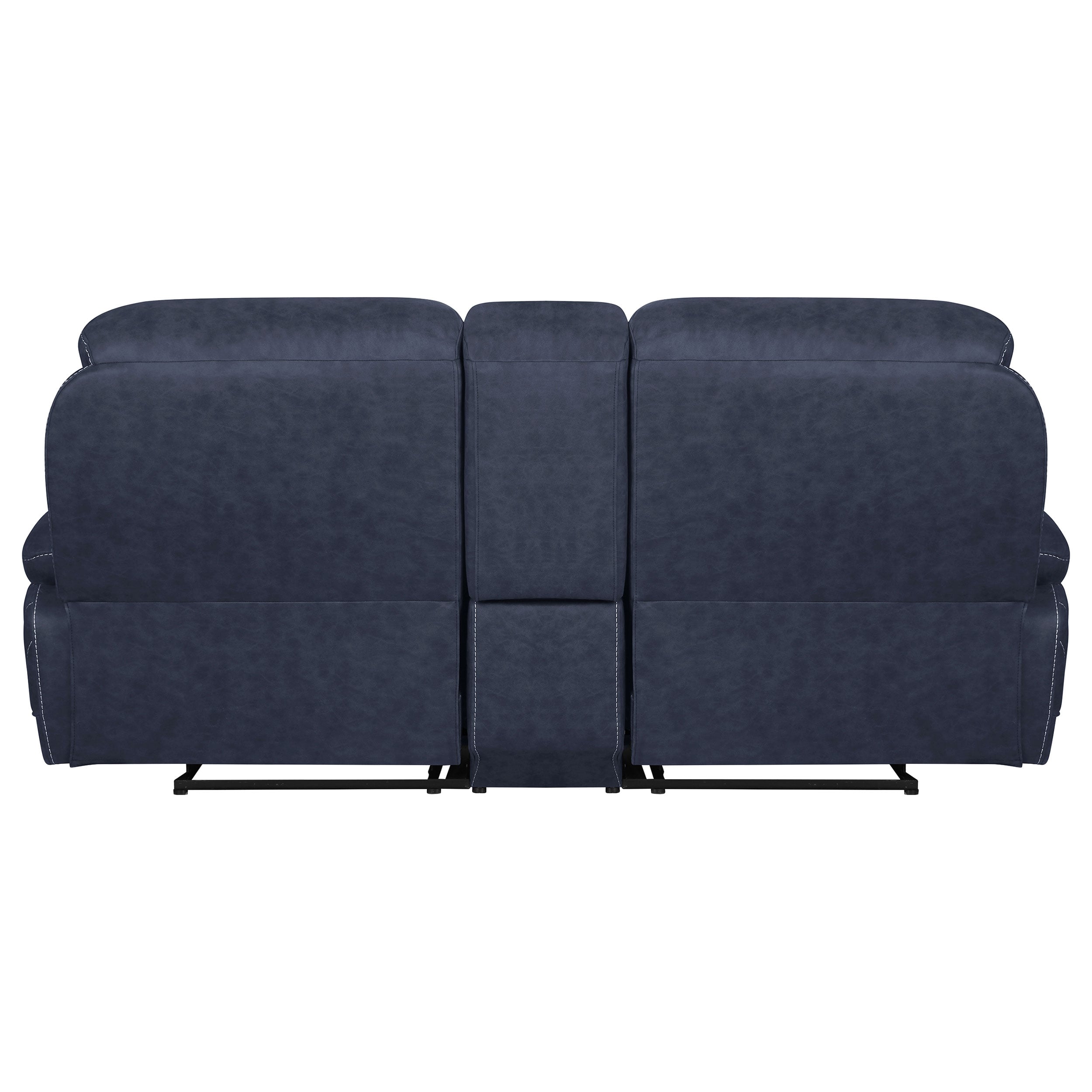 Coaster Variel Variel Tufted Motion Loveseat w/ Console