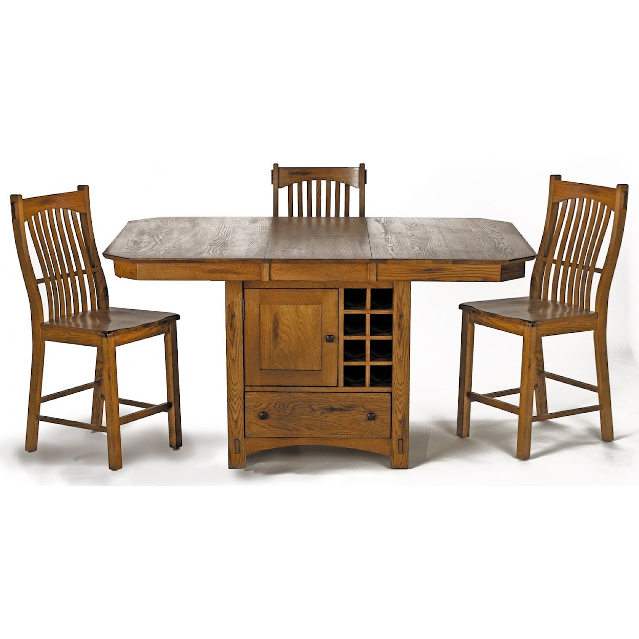 AAmerica Laurelhurst 5-Piece Counter Height Table Set