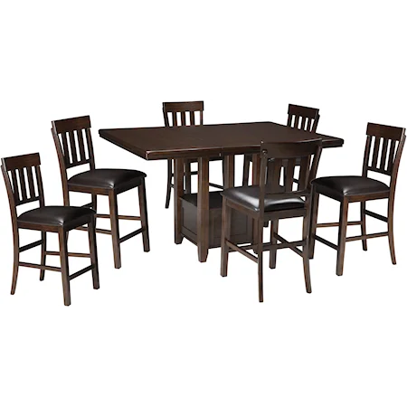 7-Piece Counter Ext Table Set