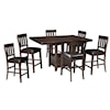 Signature Design by Ashley Haddigan 7-Piece Counter Ext Table Set