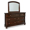 Ashley Furniture Porter House Dresser & Mirror