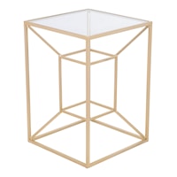 Canyon Side Table Gold