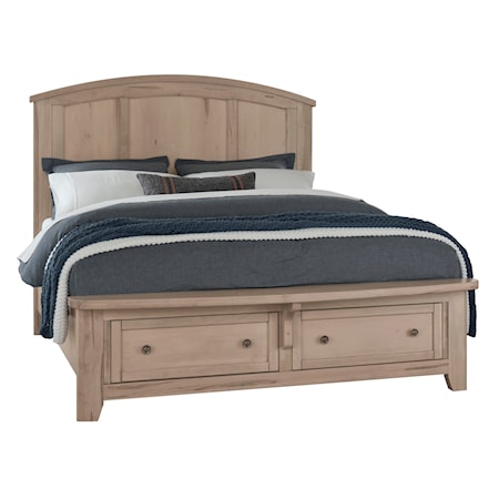 King Arched Storage Bed