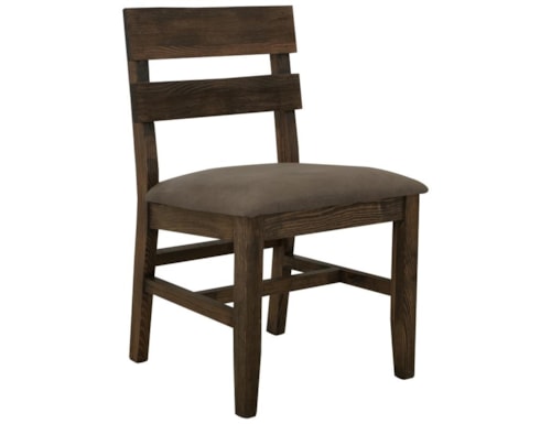 Farmhouse Dining Chair with Upholstered Seat