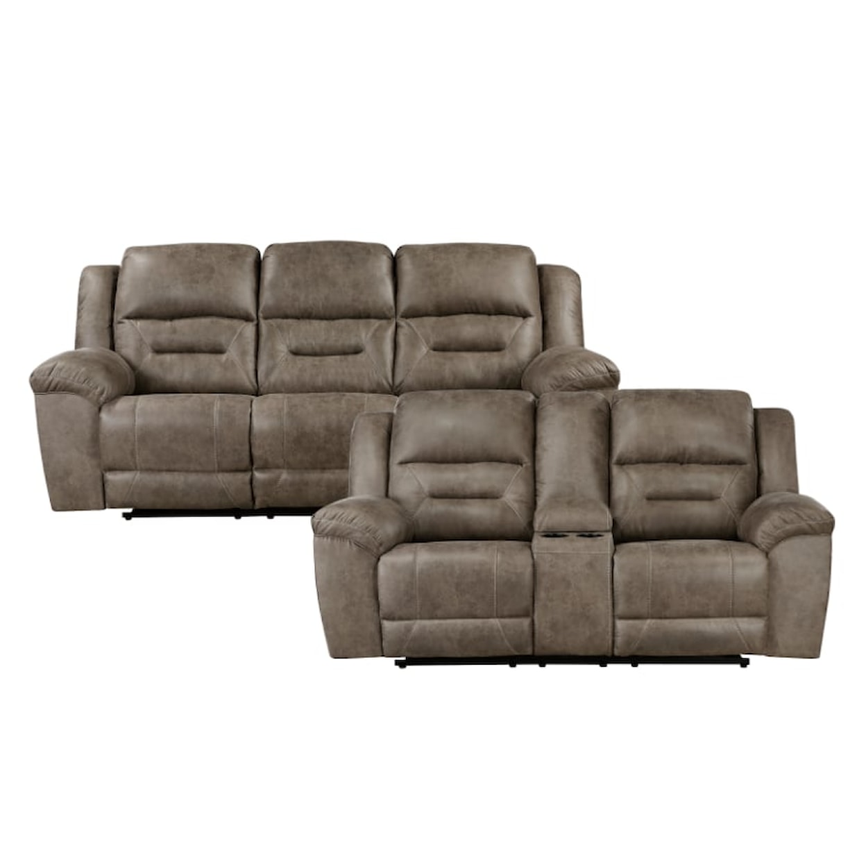 Homelegance Hazen 2-Piece Reclining Living Room Set