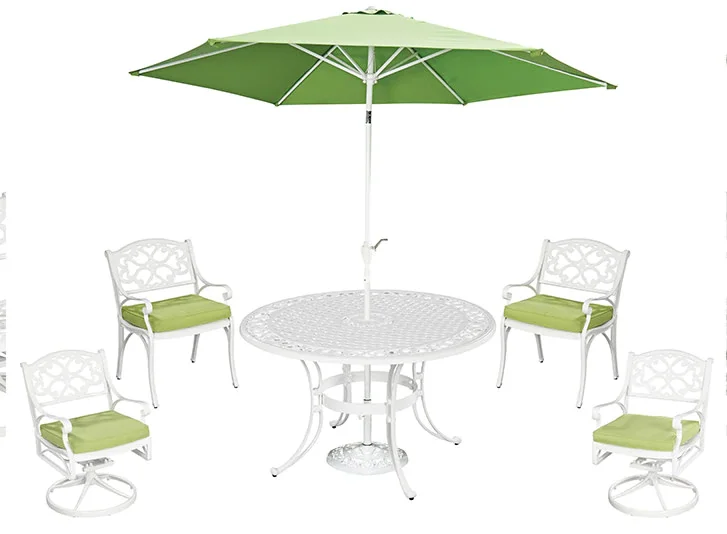 homestyles Sanibel 665230856C Traditional 6 Piece Outdoor Dining Set